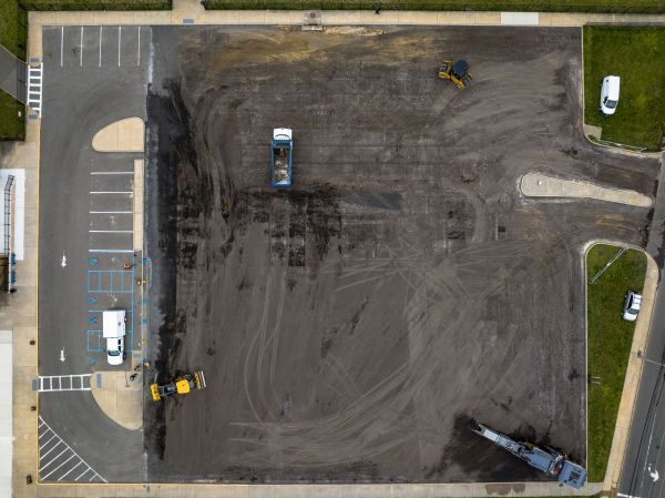 Parking Lot Excavation in Valparaiso